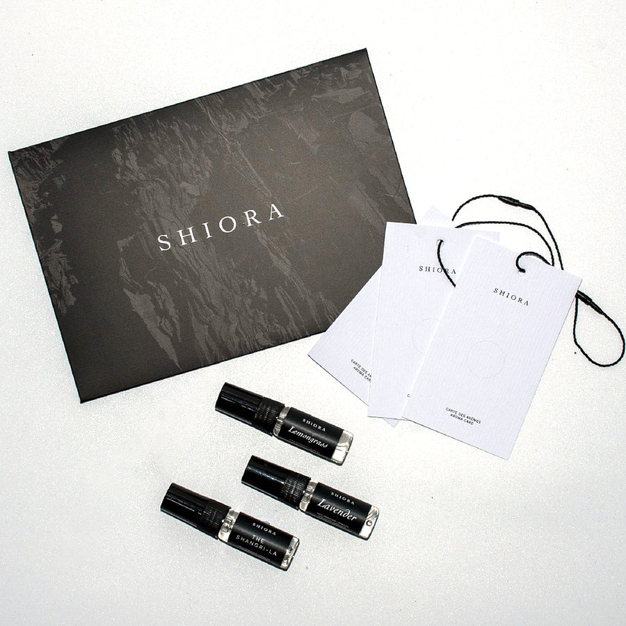 Home Scents Starter Kit: 3 x 3ml Travel-Size Spray Vials + Aroma Cards