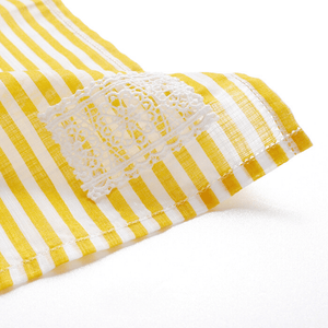yellow sachet handkerchief made in japan with lavender essential oil