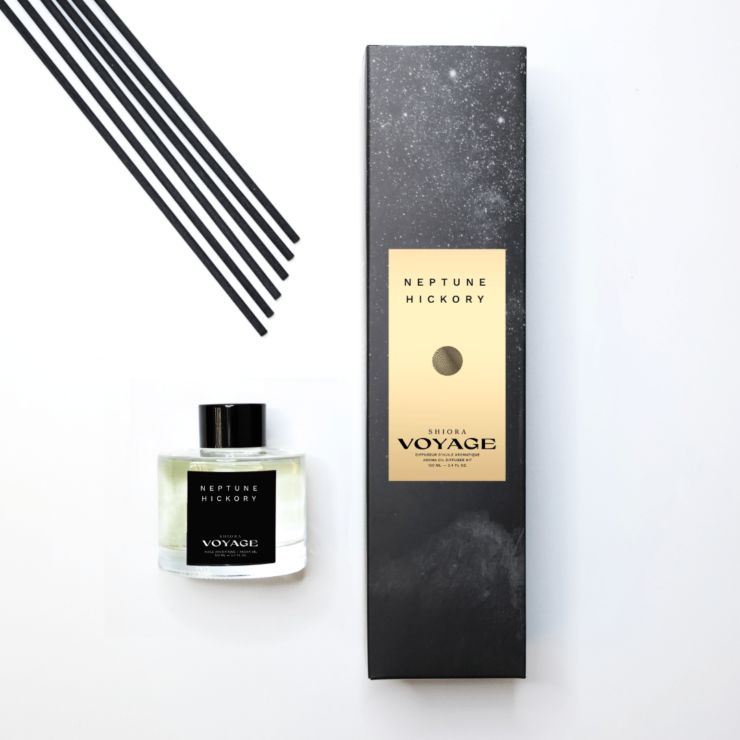 SIGNATURE SCENT REED DIFFUSER: PLANET COLLECTION NEPTUNE HICKORY