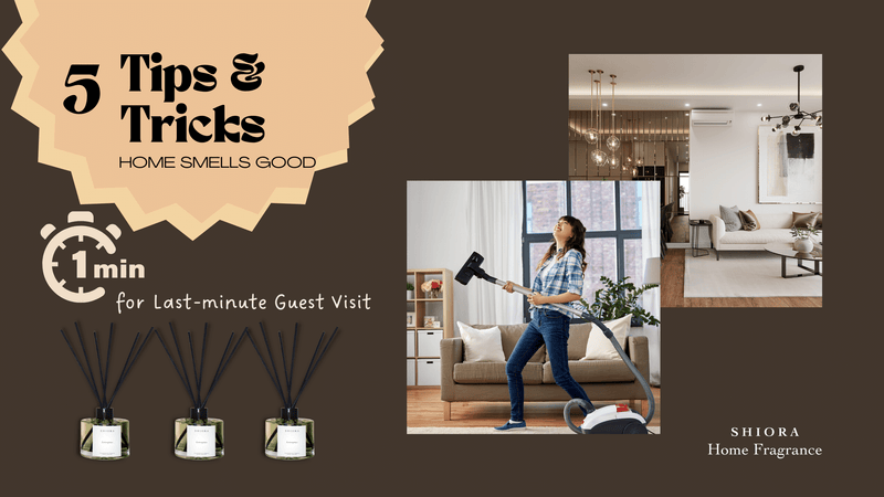 5 tips & tricks to quickly make your home smell fabulous for last minute guest visit