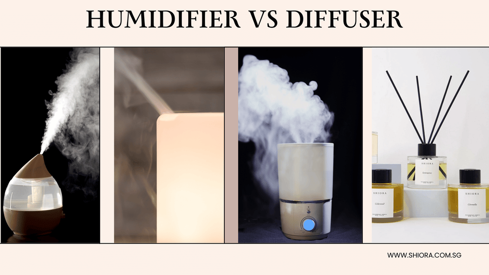 Difference between Humidifier and Diffuser