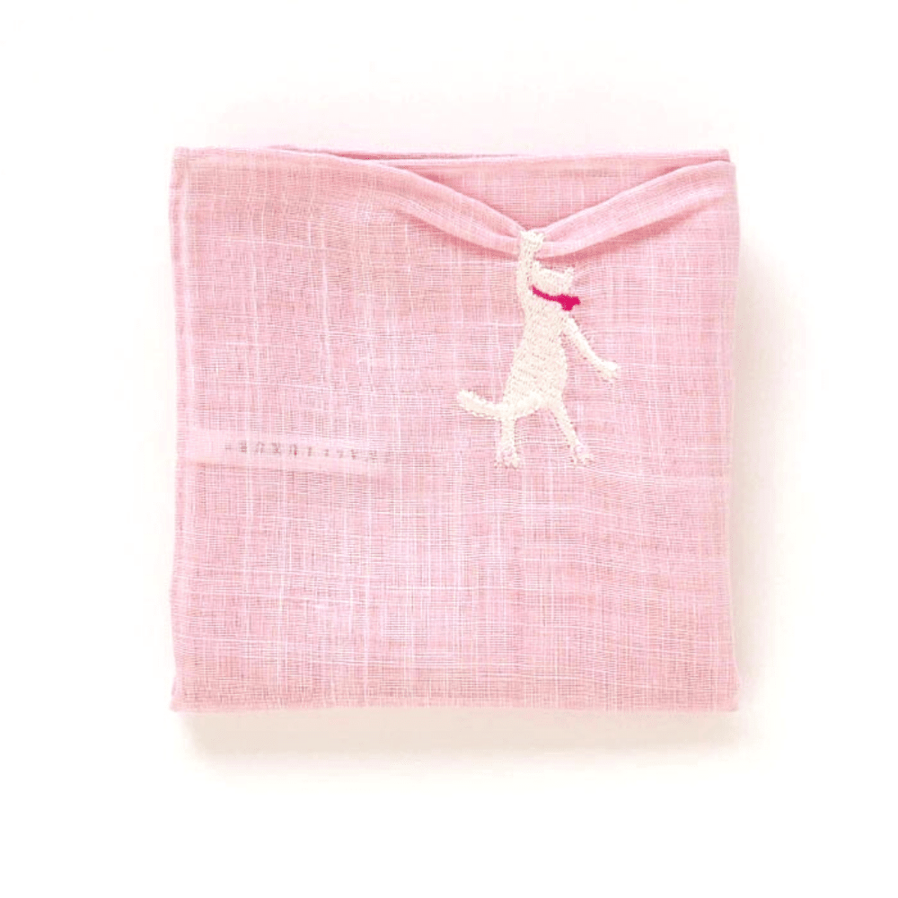 cat design handkerchief made in japan