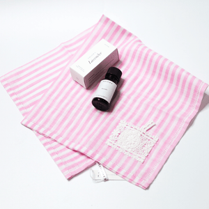 sachet handkerchief made in japan with lavender essential oil