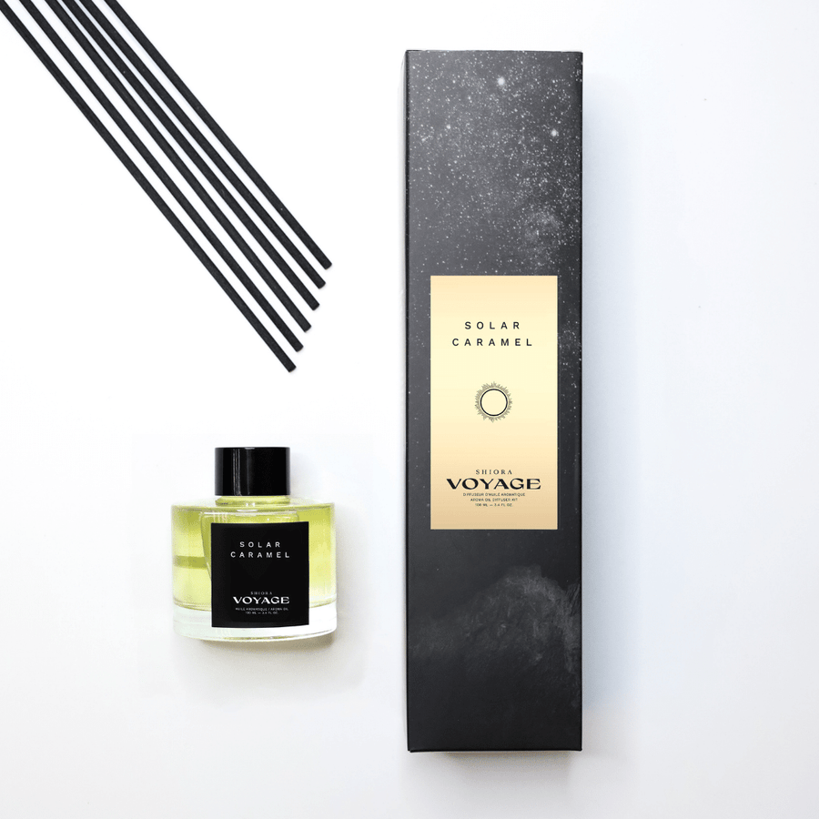 SIGNATURE SCENT REED DIFFUSER: PLANET COLLECTION SOLAR CARAMEL