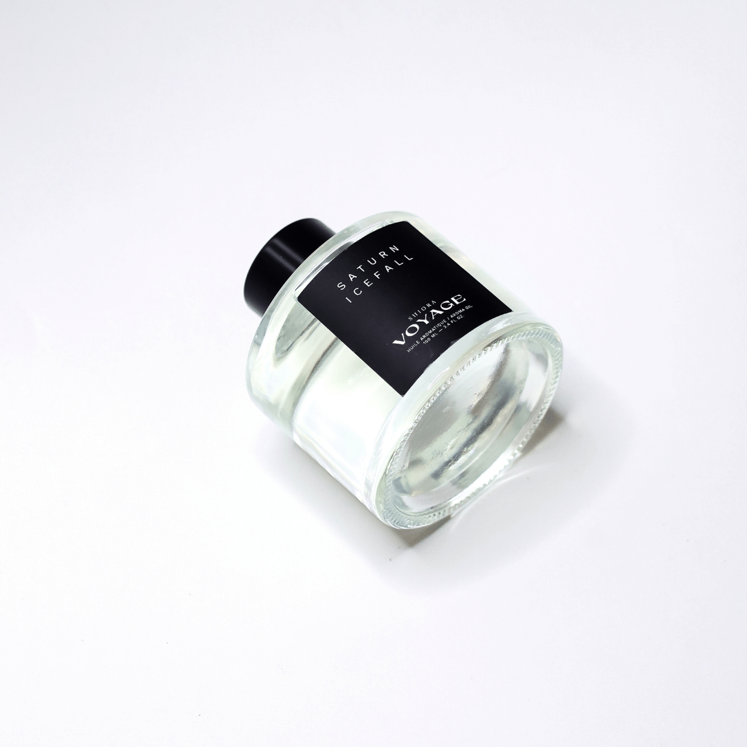 shiora planet collection saturn icefall scent reed diffuser slanted 